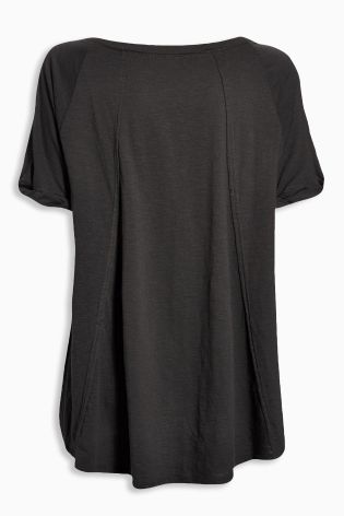 Short Sleeve Deep V-Neck T-Shirt